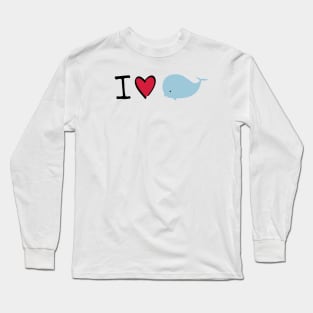 I love Whales Long Sleeve T-Shirt